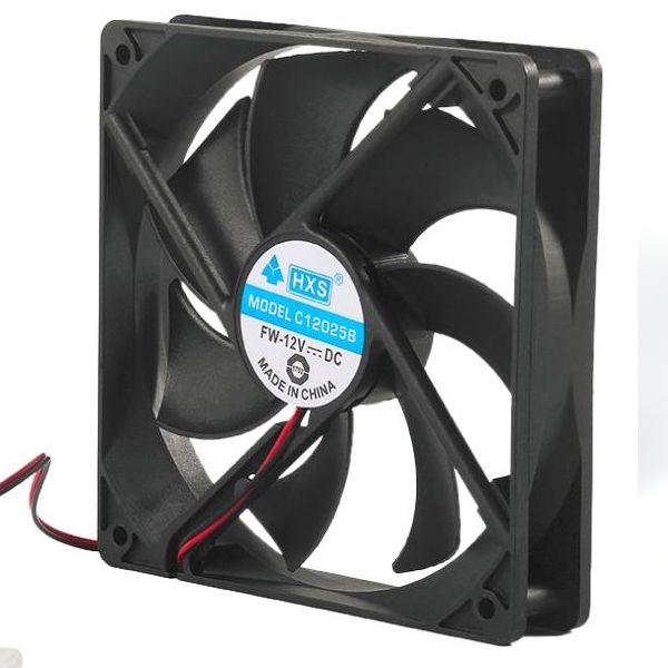 
					Кулер корпусний Merlion EZF 12025 DC sleeve fan 2pin MOLEX - 120 * 120 * 25мм, 12V/0.3A, 1100об / хв