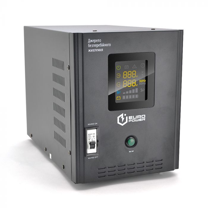 
					ДБЖ з правильною синусоїдою Europower PSW-EP6000TW48  (4200 Вт) 20А, підлоговий, під зовнішню АКБ 48В, Q1