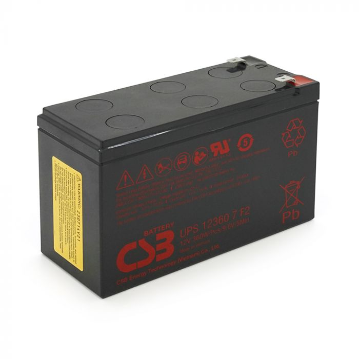 
					Акумуляторна батарея CSB UPS12360, 12V7 Ah (151х65х94мм)