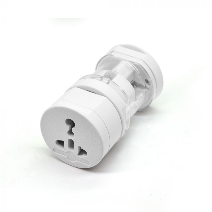 
					Перехідник на  американка/євророзетка 4 in 1, White, BOX