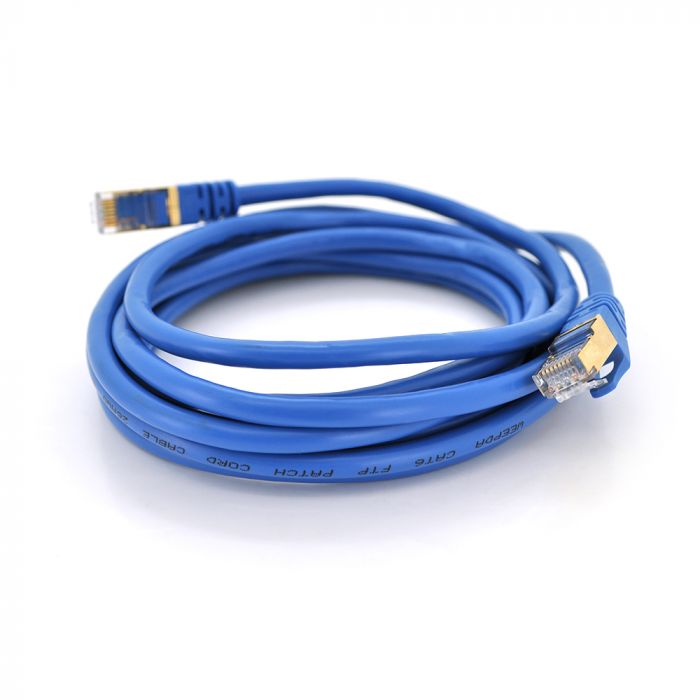 
					Патч-корд литий Ritar, FTP, RJ45, Cat.6, 2,0m, синій