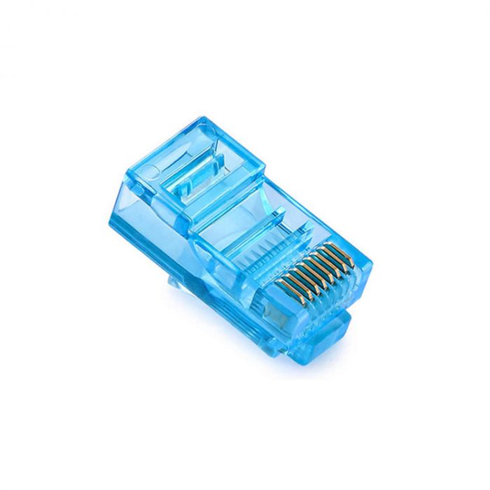 
					Конектор Merlion RJ-45 8P8C UTP Cat-5 (100 шт / уп.) Q100 Синій