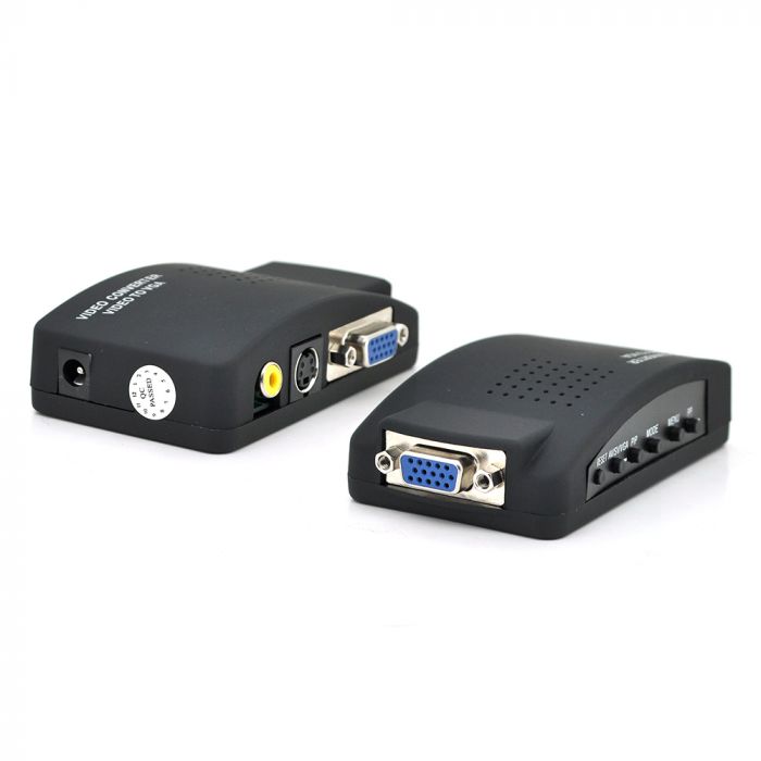 
					Конвертер VGA (IN) на VGA(OUT), S-Video TV(IN), RCA(IN), Box