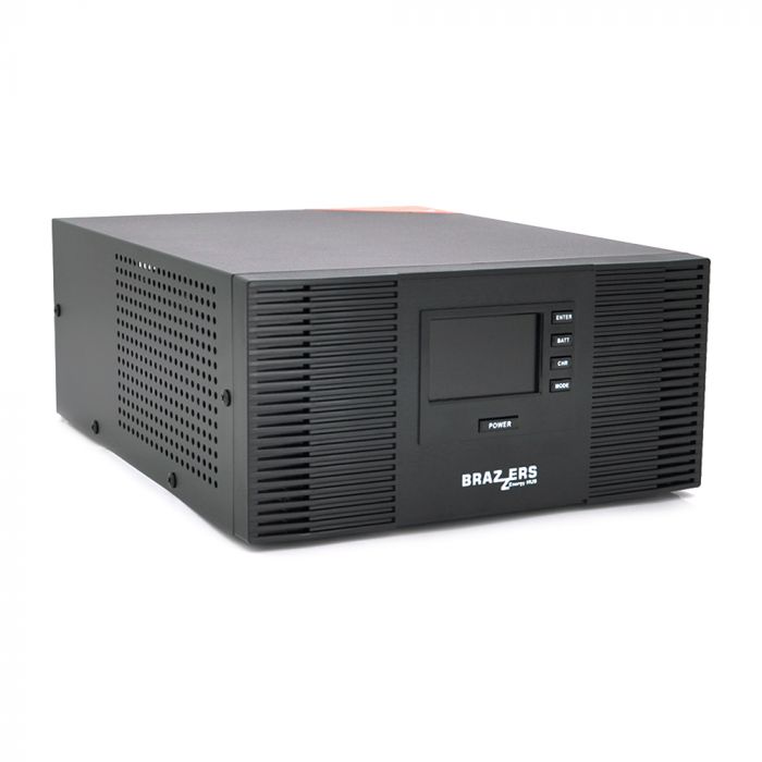 
					ДБЖ BRAZZERS BRSW-LFP-1000-12 (800Вт), під зовнішній АКБ 12V(LiFePo4/GEL/AGM), струм заряду 10/20A, BOX
