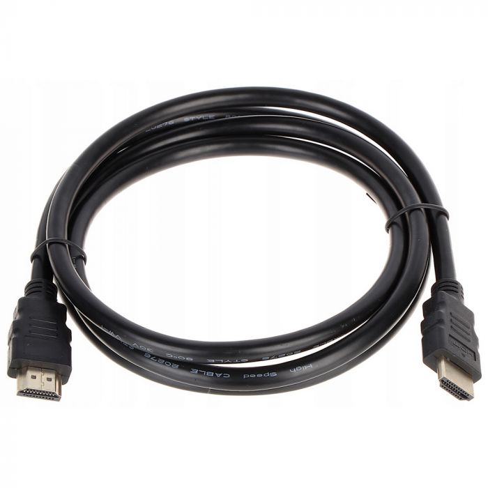 
					Кабель Merlion HDMI-HDMI HIGH SPEED 1.5m, v1.4, OD-7.5mm, круглий Black, коннектор Black, (Пакет) Q250