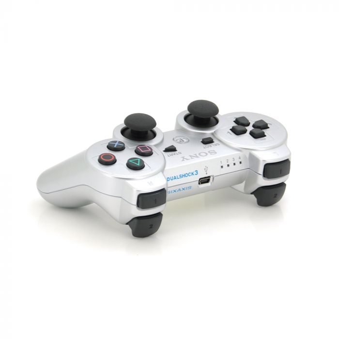 
					Геймпад бездротовийї для PS3 SONY Wireless DUALSHOCK 3 (Silver), 3.7V, 500mAh, Blister