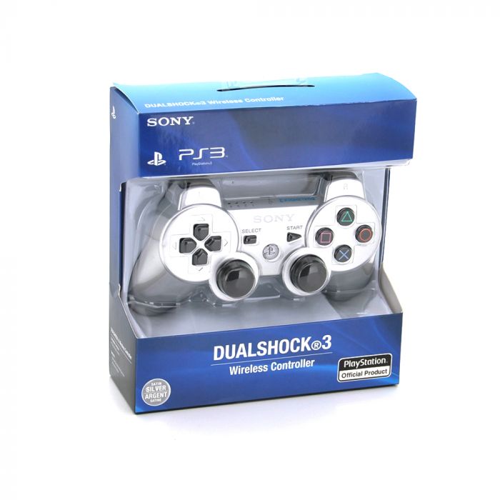 
					Геймпад бездротовийї для PS3 SONY Wireless DUALSHOCK 3 (Silver), 3.7V, 500mAh, Blister