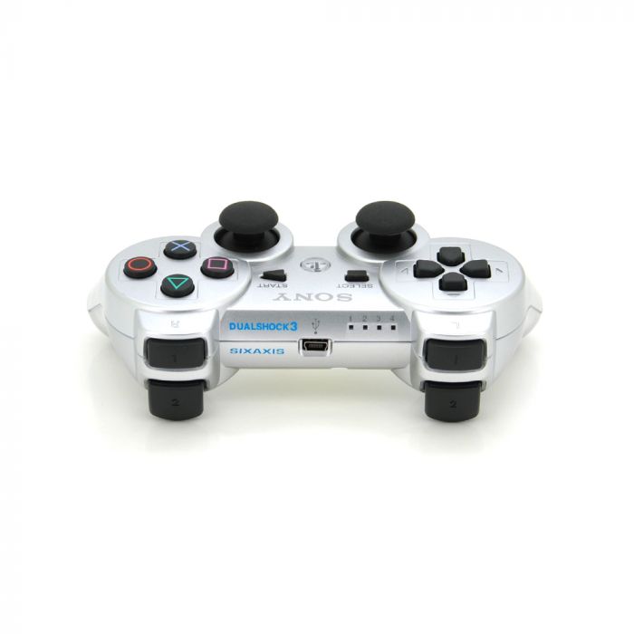 
					Геймпад бездротовийї для PS3 SONY Wireless DUALSHOCK 3 (Silver), 3.7V, 500mAh, Blister