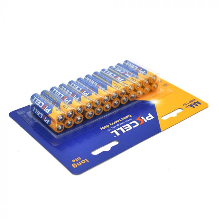 
					Батарейка сольова PKCELL 1.5V AAA/R03, 24 штуки у блістері ціна за блістер, Q12
