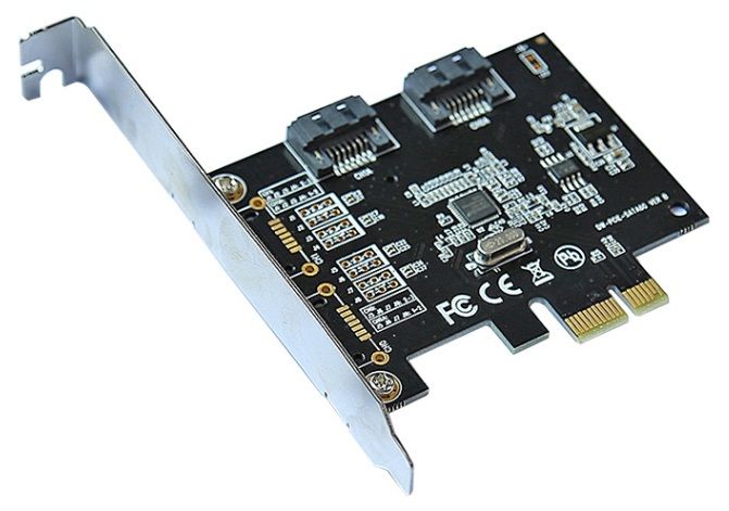 
					Контролер PCI-E=>SATA 3.0, ASM1061, 6Gb/s, 2 порти внутрішніх, BOX