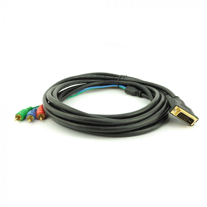 
					Кабель DVI (тато)-3RCA (тато), 1.5m, 2ферит, Black, пакет