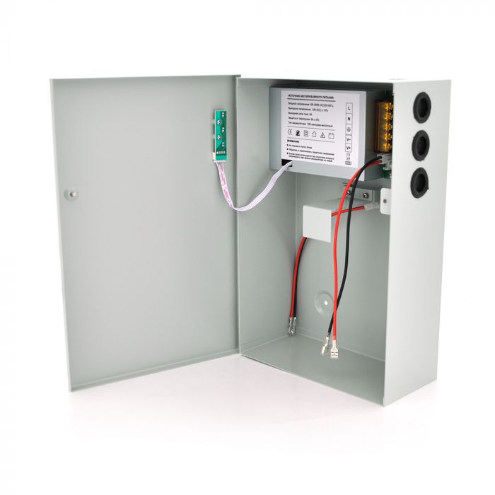 
					Імпульсне джерело безперебійного живлення PSU-5121 12V 5А, під АКБ 12V 7-9A або 18А, Metal Box