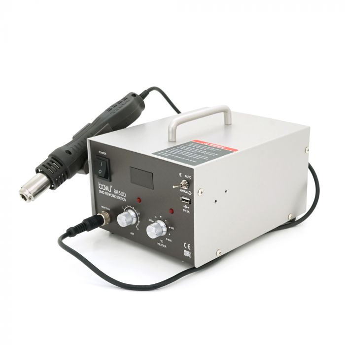 
					Паяльна станція BAKKU BA-8850D цифрова індикація, фен, паяльник