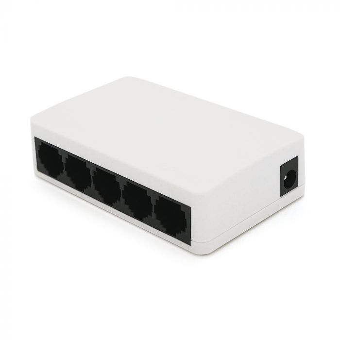 
					Комутатор Tenda S105 5 портів Ethernet 10/100 Мбіт/сек, + перехідник, BOX Q120