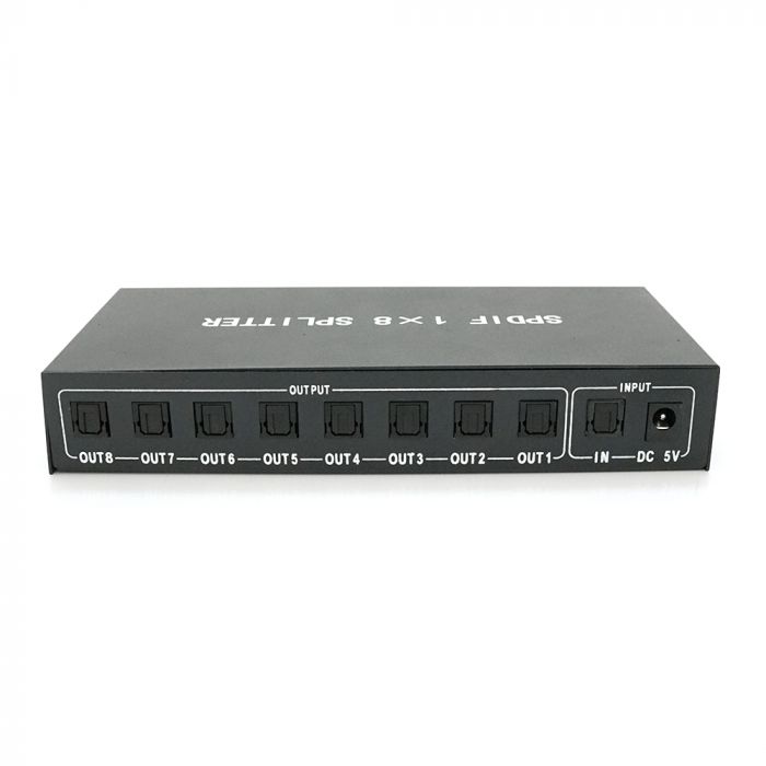 
					Цифровий оптичний роздільник звуку SPDIF / Toslink 1x8