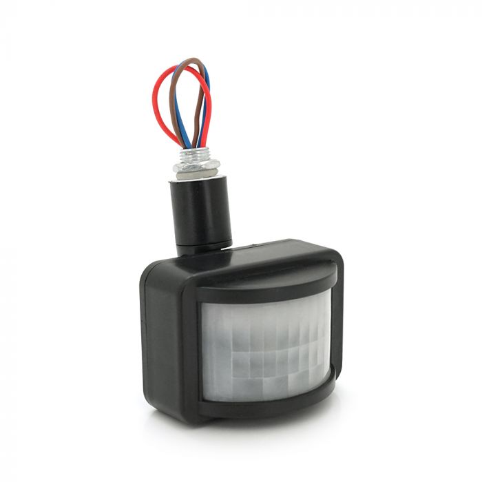 
					Датчик руху, 180 °, відстань макс. 12м, 220V, макс. навантаження 100Вт, Black