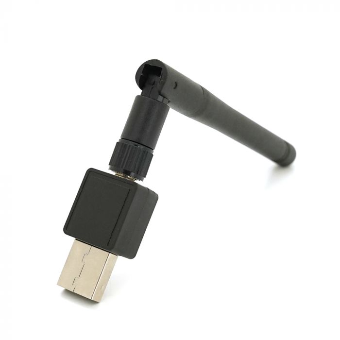 
					Бездротовий мережевий адаптер з антеною 10см 2DBI Wi-Fi-USB Merlion LV-UW02-2DB, 802.11bgn, 300MB, 2.4 GHz, WIN7/XP/Vista/2K/MAC/LINUX