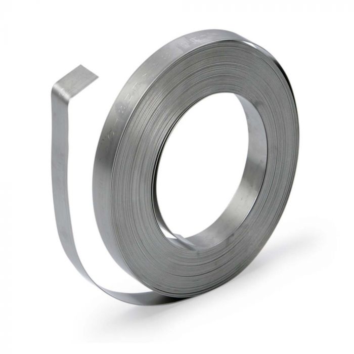 
					Стрічка бандажна 19*0.7MM-304, матеріал нержавіюча сталь, 30м