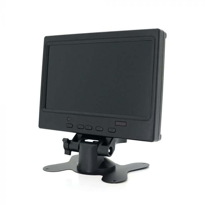 
					Монітор для відеоспостереження 7"(16:9) панель IPS, AV/VGA/HDMI роз'єми, 1024*600ips, 12-24V, BOX