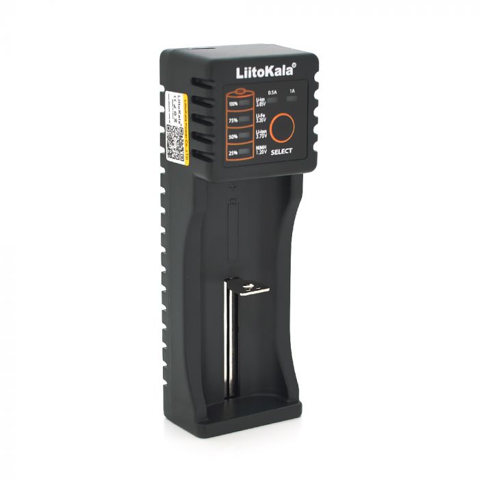 
					ЗУ універсальне Liitokala Lii-100B, 1 канал, LED дисплей, USB, підтримує 3.7V Lion / 3.2V Li-Fe / 1.2V NIHM/26650/18650/AAA/AA/SC/S
