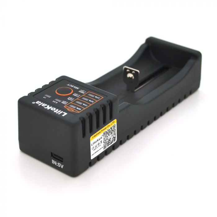 
					ЗУ універсальне Liitokala Lii-100B, 1 канал, LED дисплей, USB, підтримує 3.7V Lion / 3.2V Li-Fe / 1.2V NIHM/26650/18650/AAA/AA/SC/S