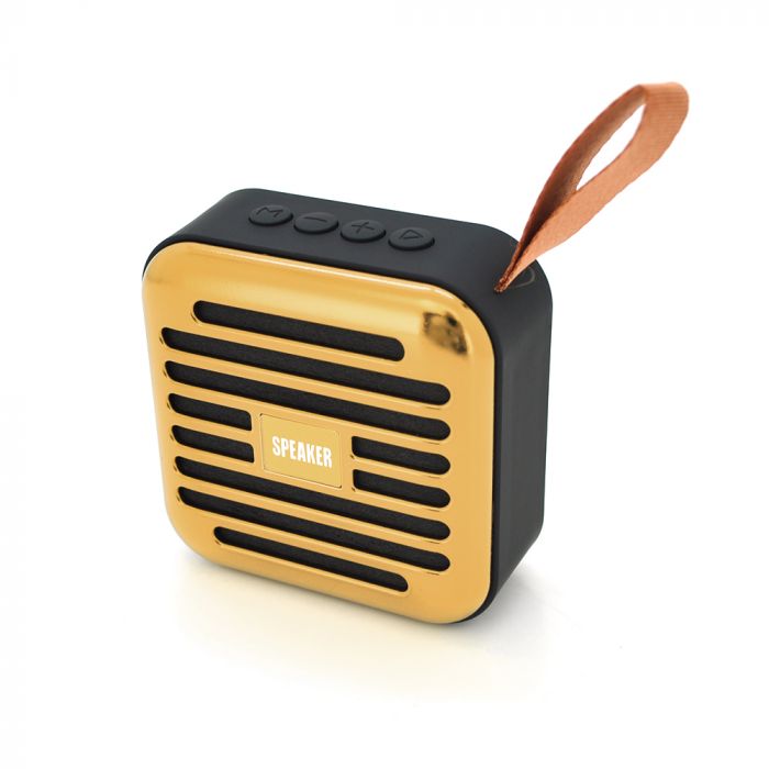 
					Колонка T5-S Bluetooth 4.1 до 10m, 1х3W, 4Ω, 600mAh, ≥90dB, TF card/USB, DC 5V, Gold