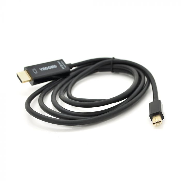 
					Кабель VEGGIEG MH-1.5 MiniDisplay Port (тато) на HDMI (тато), 1,5m, підтримує 1920 * 1080, Black, Пакет