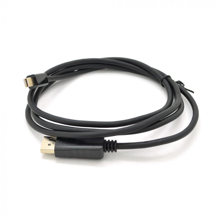 
					Кабель VEGGIEG MD-1.5 MiniDisplay Port (тато) на Display Port (мама), 1,5m, підтримує 1920 * 1080, Black, Пакет