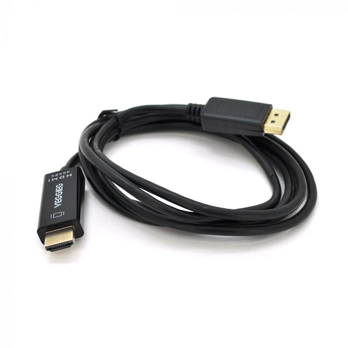 
					Кабель VEGGIEG DH-402 Display Port (тато) на HDMI (тато) 1.5m, Black, Пакет
