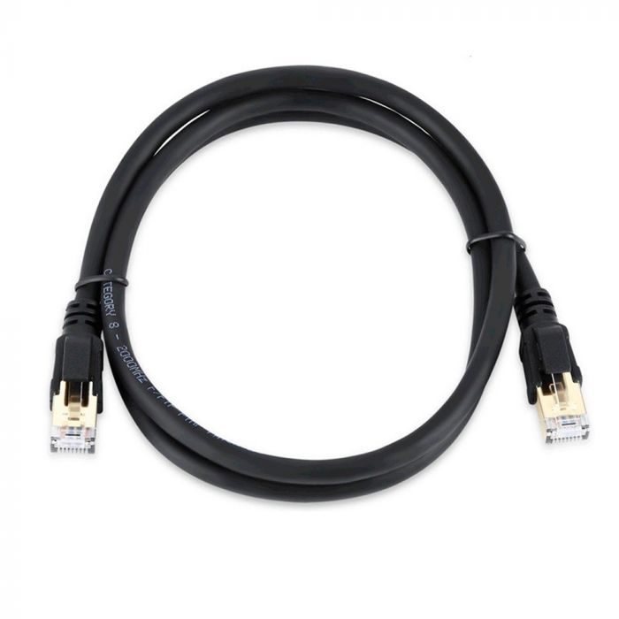 
					Патч-корд литий VEGGIEG, CCA, SSTP, RJ45, Cat.8, 5m, чорний