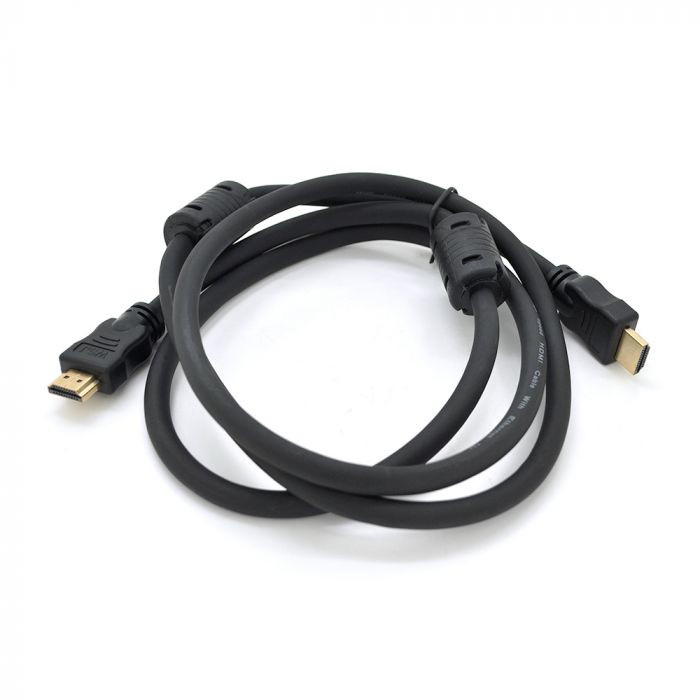 
					Кабель Ritar Premium PL-HD348 HDMI-HDMI Ultra HD 4K,1080P, 3.0m, v1,4, OD-7.3mm, з фільтром, круглий Black, коннектор Gold, Box, Q100