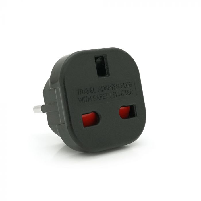 
					Перехідник на євророзетку YT-9625B Black, 110-250V, 10-16A, 1800W