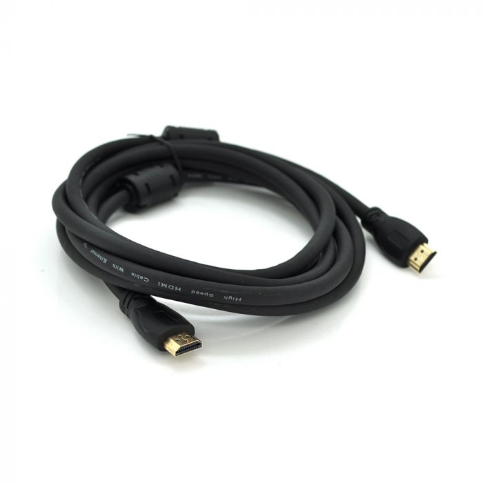 
					Кабель Ritar PL-HD347 HDMI-HDMI 19+1, Ultra HD 4Kx2K, 2160P, 1.5m, v2,0, OD-6.0mm, з фільтром, круглий Black, конектор Gold, Пакет, Q150