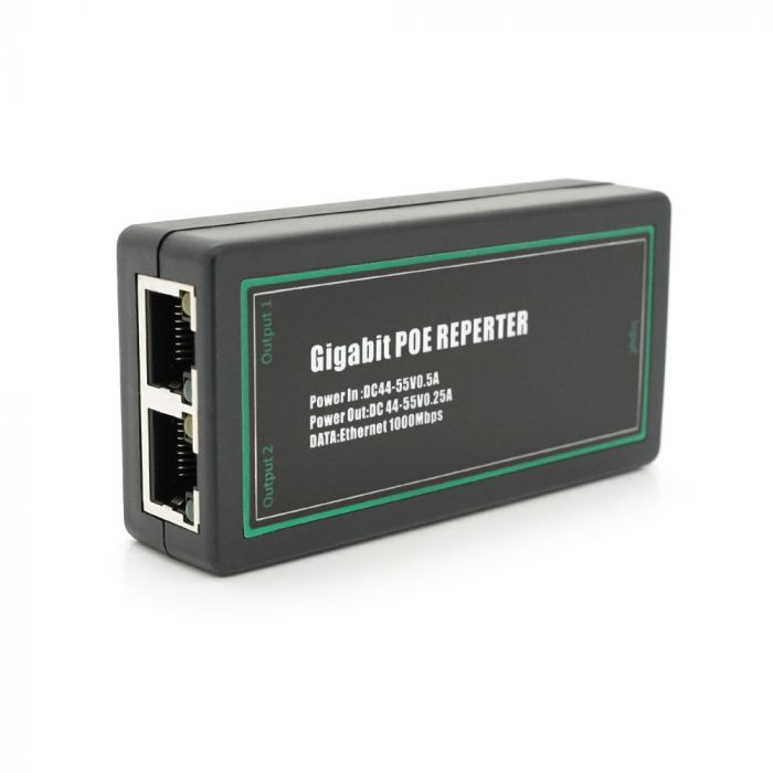 
					POE подовжувач-дільник RITAR 1/2 ( 1 Вх -2 Вих 1000Mpbs POE ) 44-55V- 24W