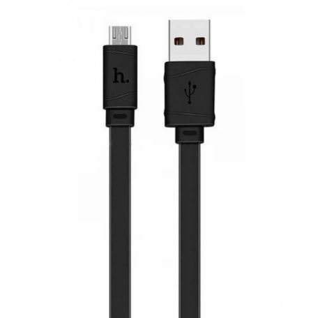 
					Кабель Hoco X5 Bamboo, Micro-USB, 2.4A, Black, довжина 1м, BOX