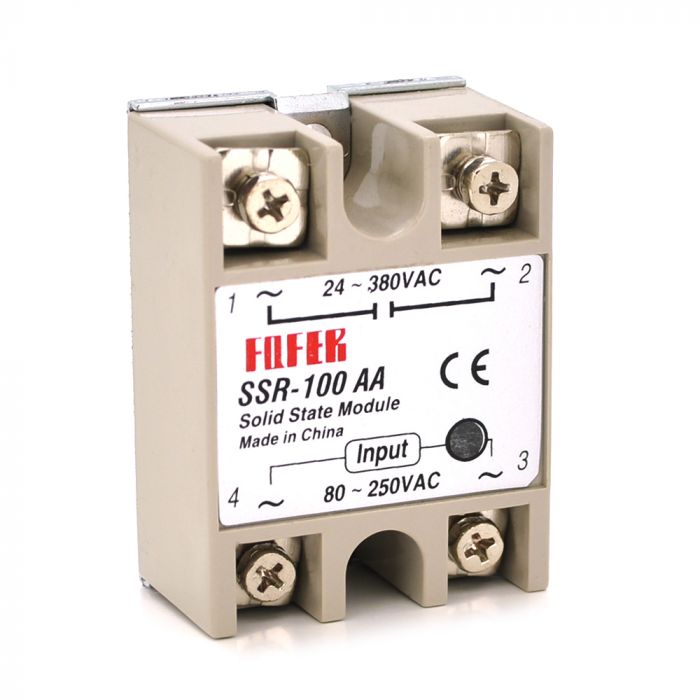 
					Твердотельне реле Fotek SSR-100АA 100А 24-380В AC
