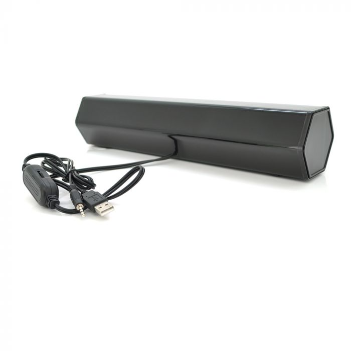 
					Колонки 2.0 Kisonli i-620, для ПК і ноутбука, USB + 3.5mm, 2x3W, 20Hz- 20KHz,210х70х65, Black, BOX, Q40