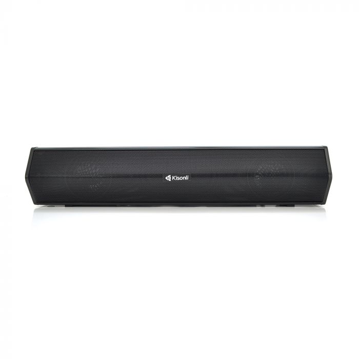 
					Колонки 2.0 Kisonli i-620, для ПК і ноутбука, USB + 3.5mm, 2x3W, 20Hz- 20KHz,210х70х65, Black, BOX, Q40
