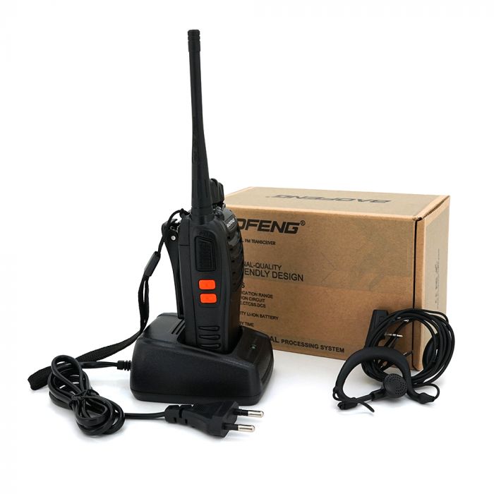 
					Бездротова рація Baofeng BF-888S, корпус пластмас, частота 400-470MHz, Black, BOX
