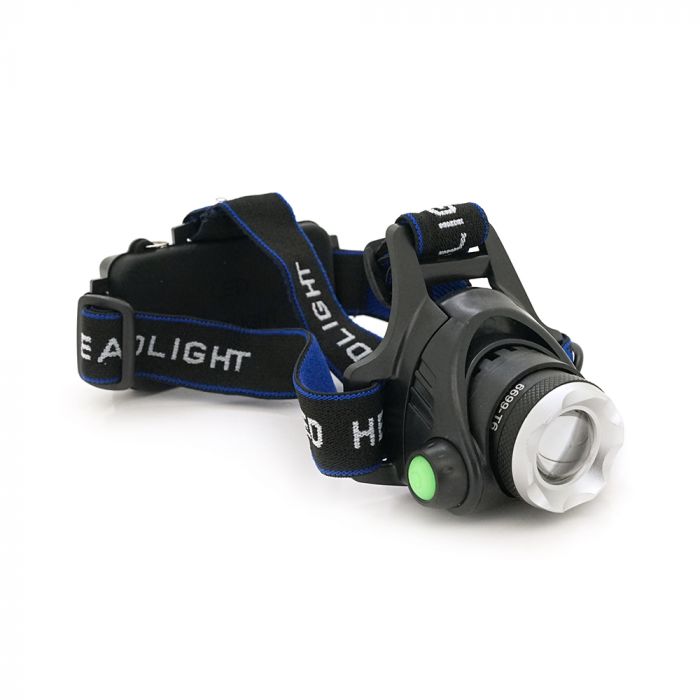 
					Налобний Ліхтарик Bailong BL-6699 Т6, Q5 Cree, 3 реж., Zoom, корпус-пластик, водостійкий, ударостійкий, 18650 акумулятор СЗУ+ АЗУ, 80*45mm, BOX