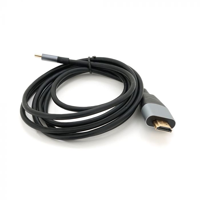 
					Кабель HDMI (тато) - Type-C (тато), 4K, 30HZ, Chip:AG9310, 1.8m, Black
