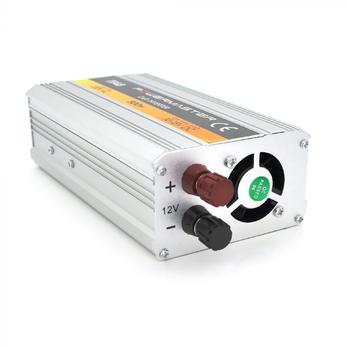 
					Інвертор напруги POWERMASTER-500(300Вт), 12/220 з апроксимованою синусоїдою, 1 універсальні розетка, Клеми+крокодили, Box