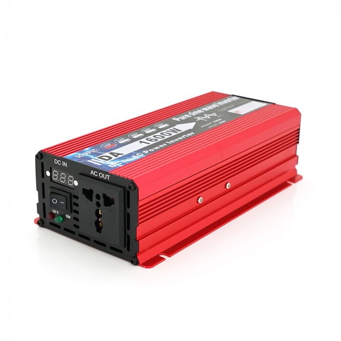 
					Інвертор напруги DA-1600M (DC:800W), 12/220V з апроксимованою синусоїдою, 1 універсальна розетка, клемні дроти, Q24