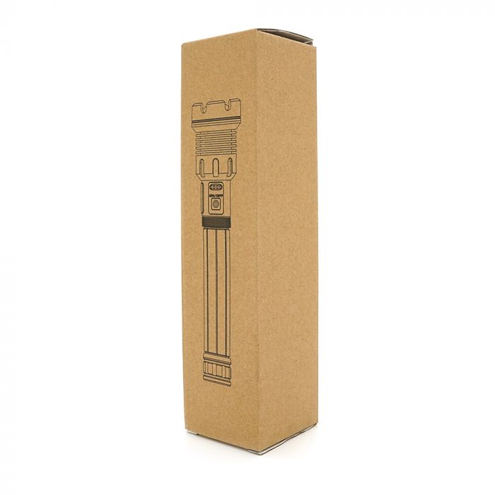 
					Ліхтар ручний Voltronic XHP90, 1LED XHP90, 45W, бічний світлодіод, 7 режими, ZOOM, 2х18650/6200mah, Black, IP40, кабель USB-Type-С, 260х60х35мм, BOX