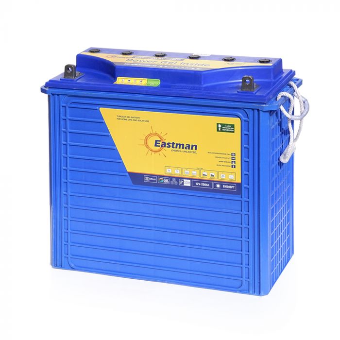 
					Акумуляторна батарея EASTMAN CG12200 TUBULAR GEL 12 V 200 Ah (445 x 406 x 190) Blue Q1/24
