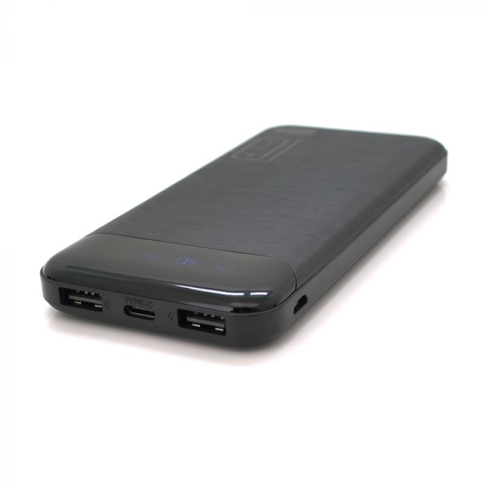 
					Powerbank TX-10 10000mAh, 2USB, White/Black, (245g), Blister