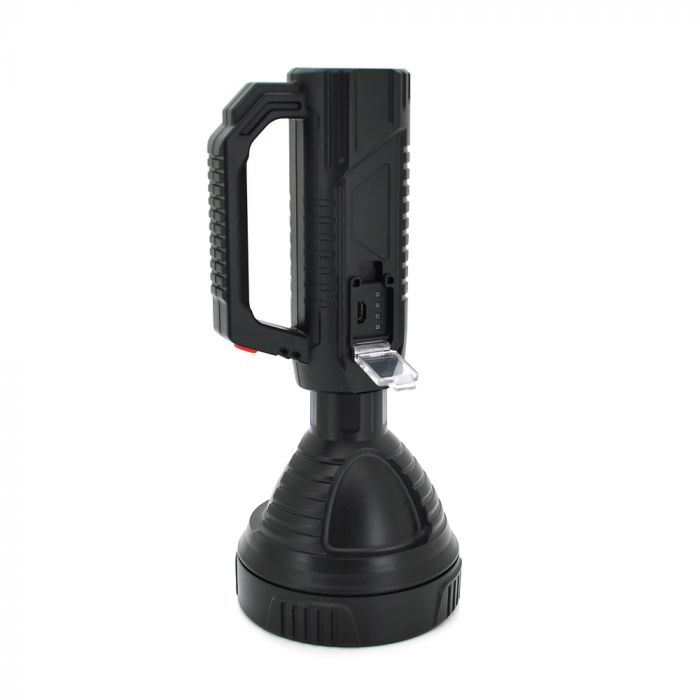 
					Ліхтар пошуковий POWERMASTER HY-788, 1LED T6, 10W, 3 режими, 2400mah, Black, IP40, USB кабель, 220х95х95мм, BOX