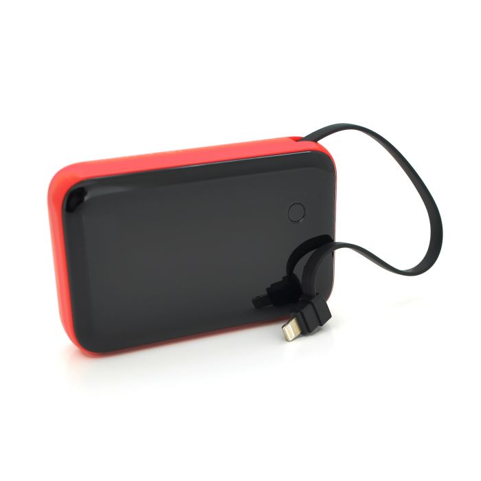
					Powerbank Baseus MiniS LCD Display 10000mAh, Input:5V/2A,5V/3A(Lightning,Type C),Output:5V/3A,5V/2,1A (Lightning,USB,Type C), plastic, Q1, Red