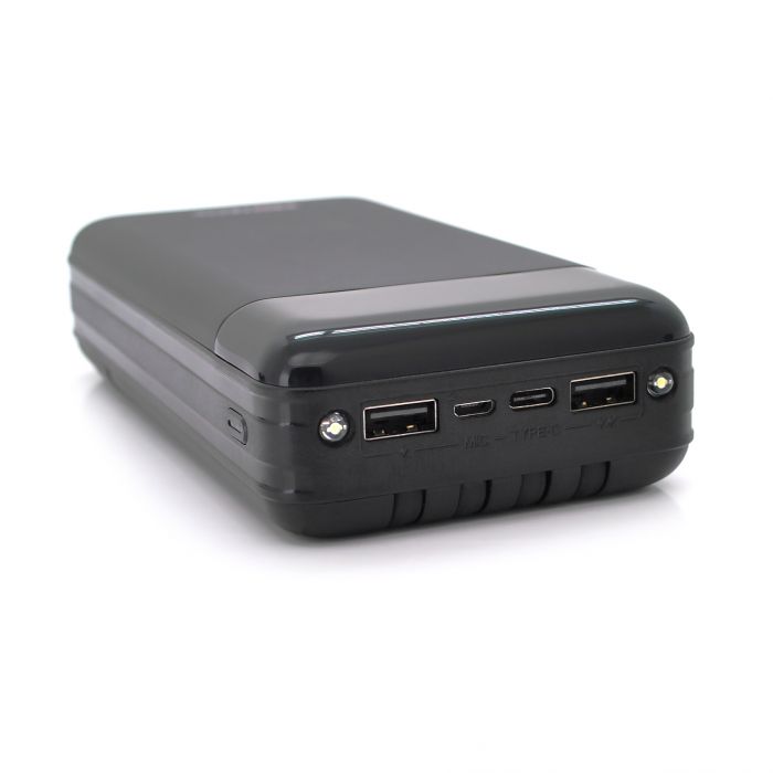
					Powerbank ProTech-B06 30000mAh, 2USB, White/Black, (600g), Blister