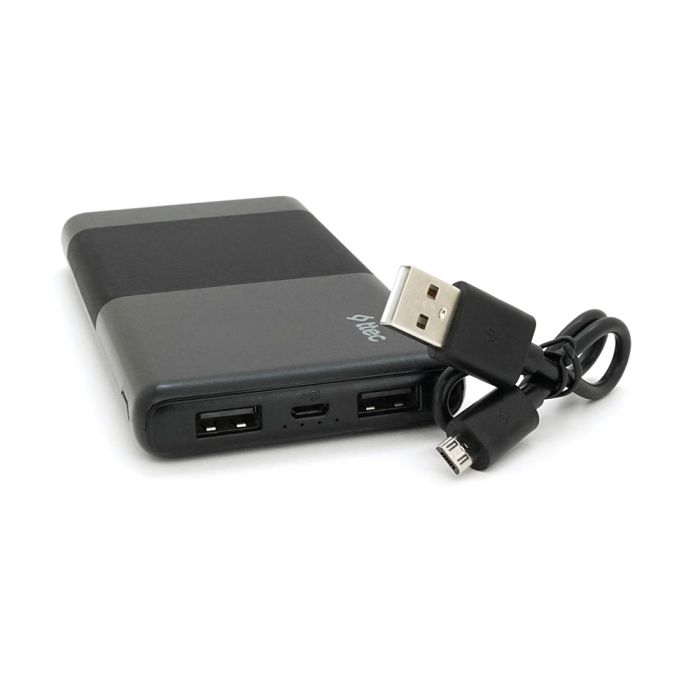 
					PowerbankTtec 10000mAh, Output: 2USB/microUSB, 20W, Black